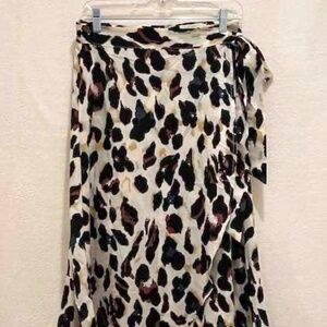 Newchoice Women's Boho Leopard Wrap Skirt/Cover Up
